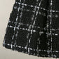 Children's Plaid Heart Top and Skirt Set - Farnelli