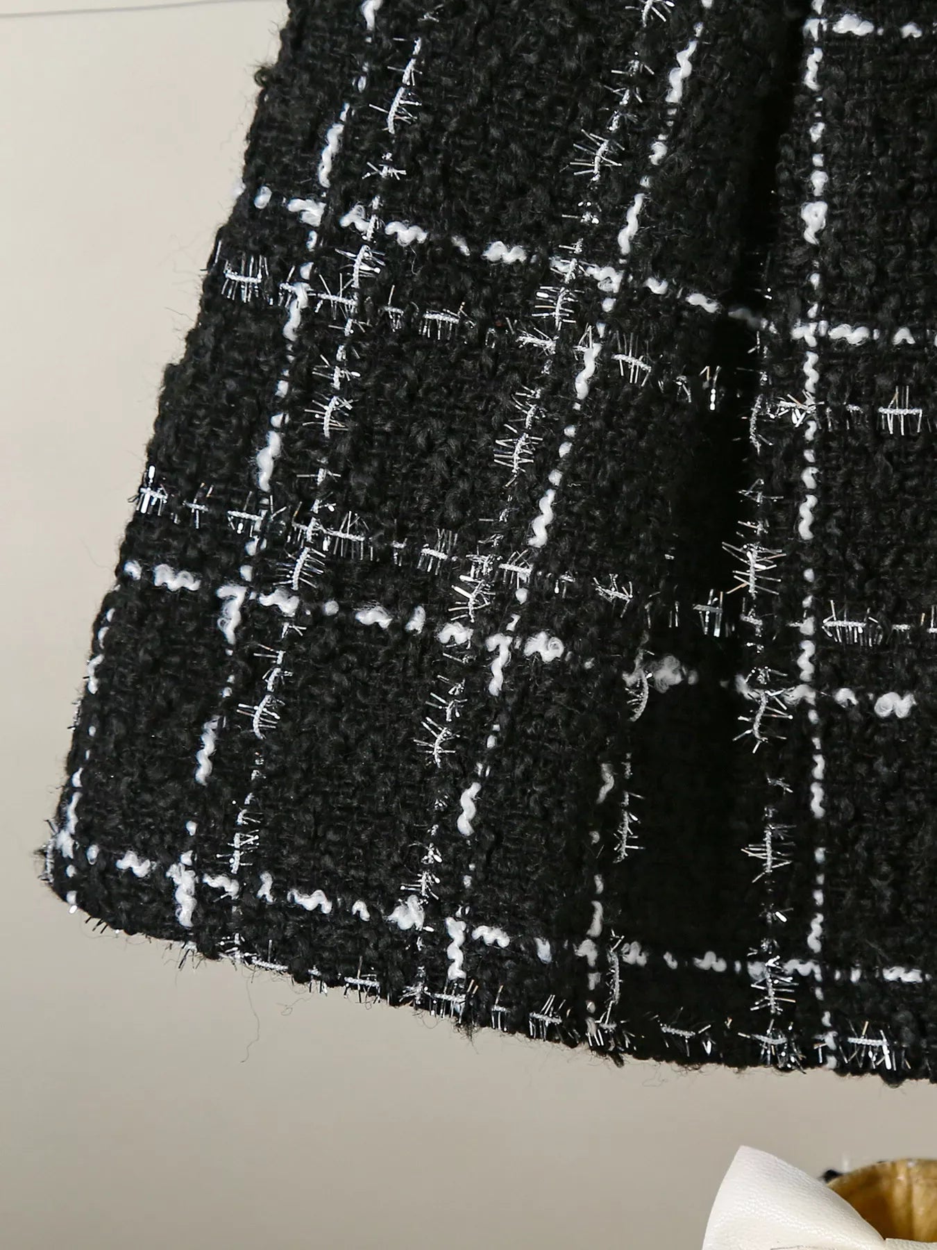 Children's Plaid Heart Top and Skirt Set - Farnelli