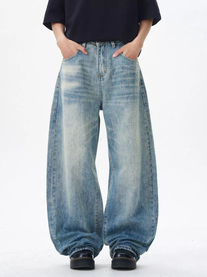 Men's Wide Leg Jeans - Farnelli