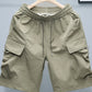 Men's Plus Size Drawstring Cargo Shorts - Farnelli