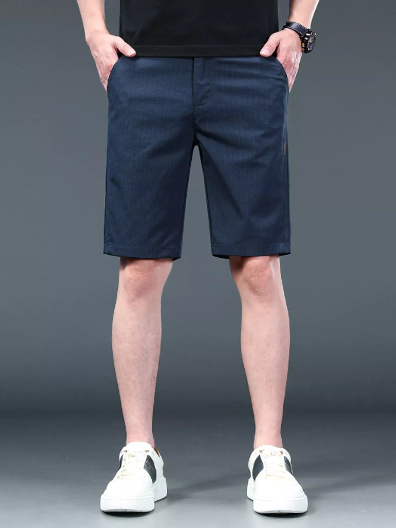 Men's Breathable Cotton Shorts with Pockets - Farnelli