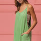 BiBi Vintage Washed V-Neck Overalls with Pockets - Farnelli