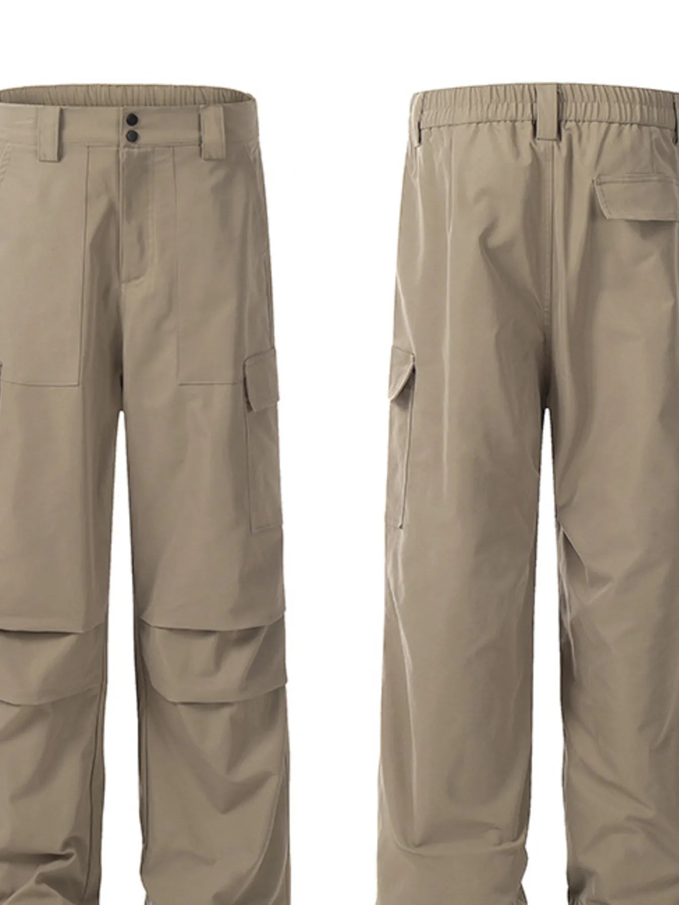 Men's Straight Cargo Pants with Multi Pockets - Farnelli