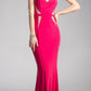 Cinderella Divine 84222 Floor Length Prom Dress with Cut Outs