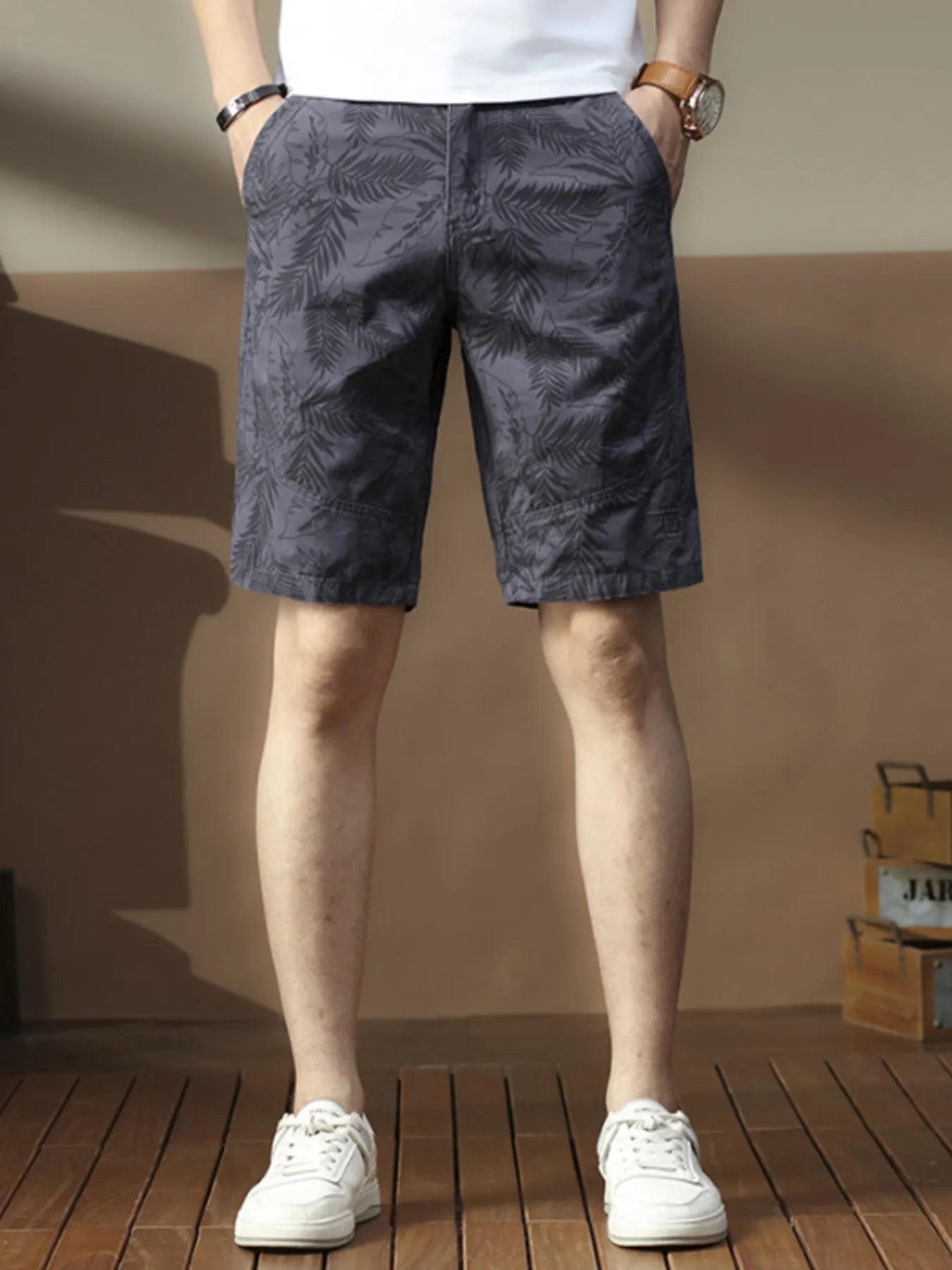 Men's Printed Loose Fit Shorts - Farnelli