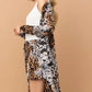 And The Why Animal Print Kimono and Shorts Set - Farnelli