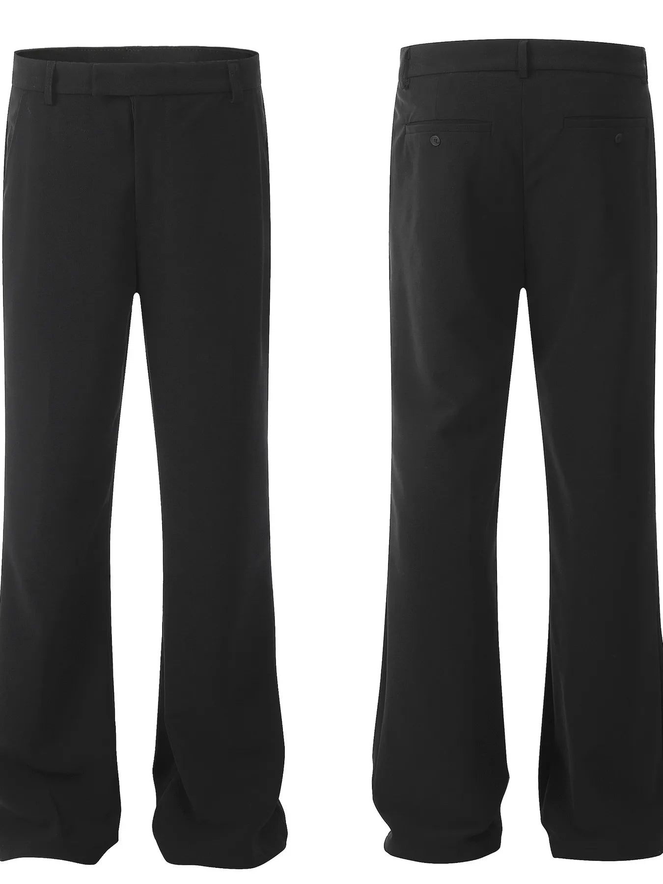 Men's High Waist Slim Bootcut Pants - Farnelli