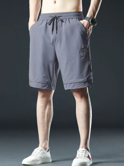 Men's Plus Size Drawstring Shorts with Pockets - Farnelli