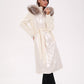 Saga® Furs Silver Fox Wool Alpaca Freudenberg Comfortemp® Coat