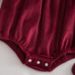 Children's Christmas Velvet Bodysuit and Socks Set - Farnelli