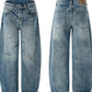 Men's Distressed Loose Fit Jeans - Farnelli