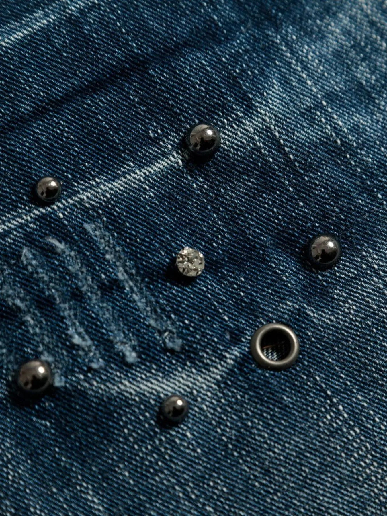 Men's Washed Wide Leg Jeans - Farnelli
