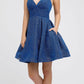 CLEARANCE - Juliet 850 Short V-Neck A-Line Dress with Pockets (Size Small)