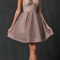 CLEARANCE - Juliet 850 Short V-Neck A-Line Dress with Pockets (Size Small)