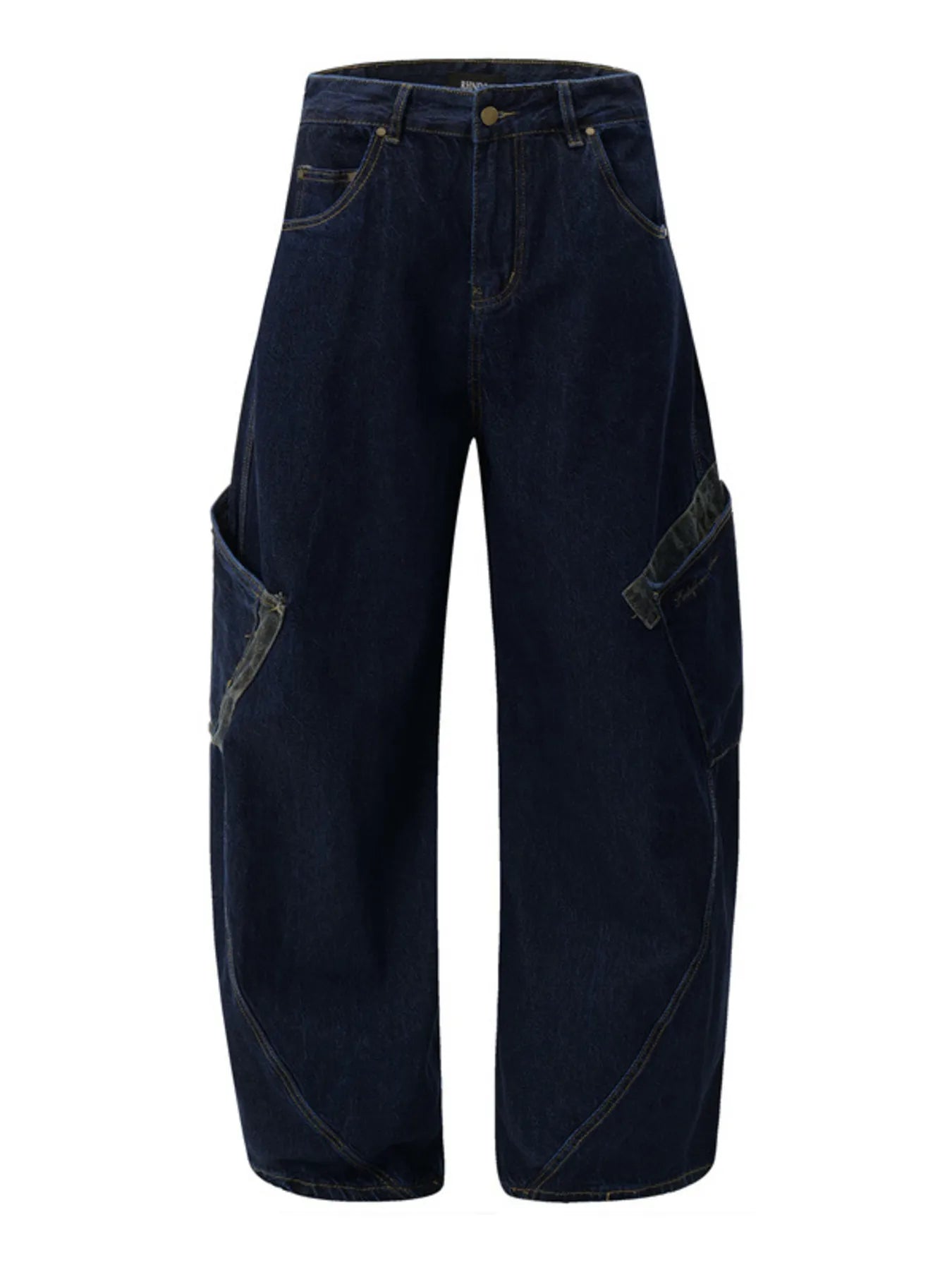 Men's Wide Leg Cargo Jeans - Farnelli