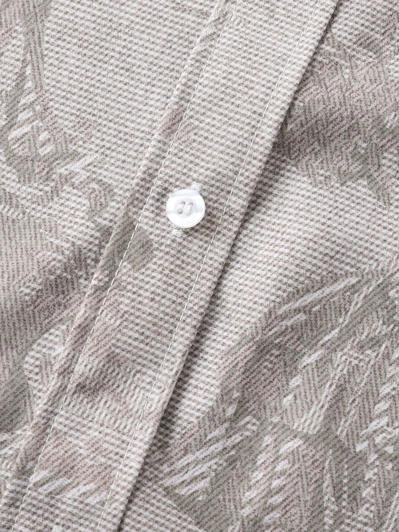 Men's Vintage Print Short Sleeve Casual Shirt - Farnelli