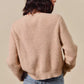 SO ME Checkered Plaid Tape Lace Up Ribbed Sweater - Farnelli