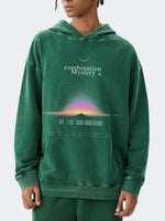 Men's Graphic Dropped Shoulder Hoodie - Farnelli