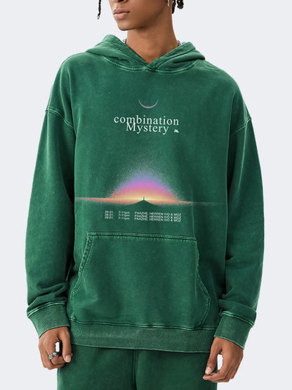 Men's Graphic Dropped Shoulder Hoodie - Farnelli