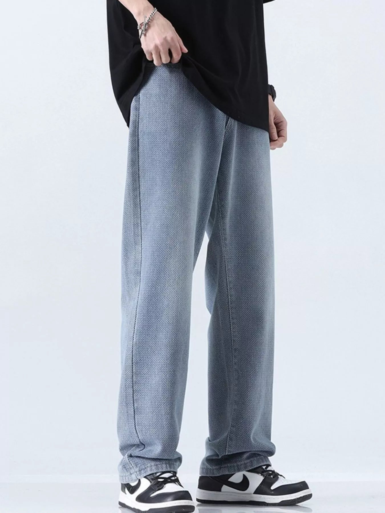 Men's Relaxed Fit Straight Leg Jeans - Farnelli