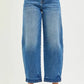 RISEN Slouchy Cropped Barrel Jeans - Farnelli