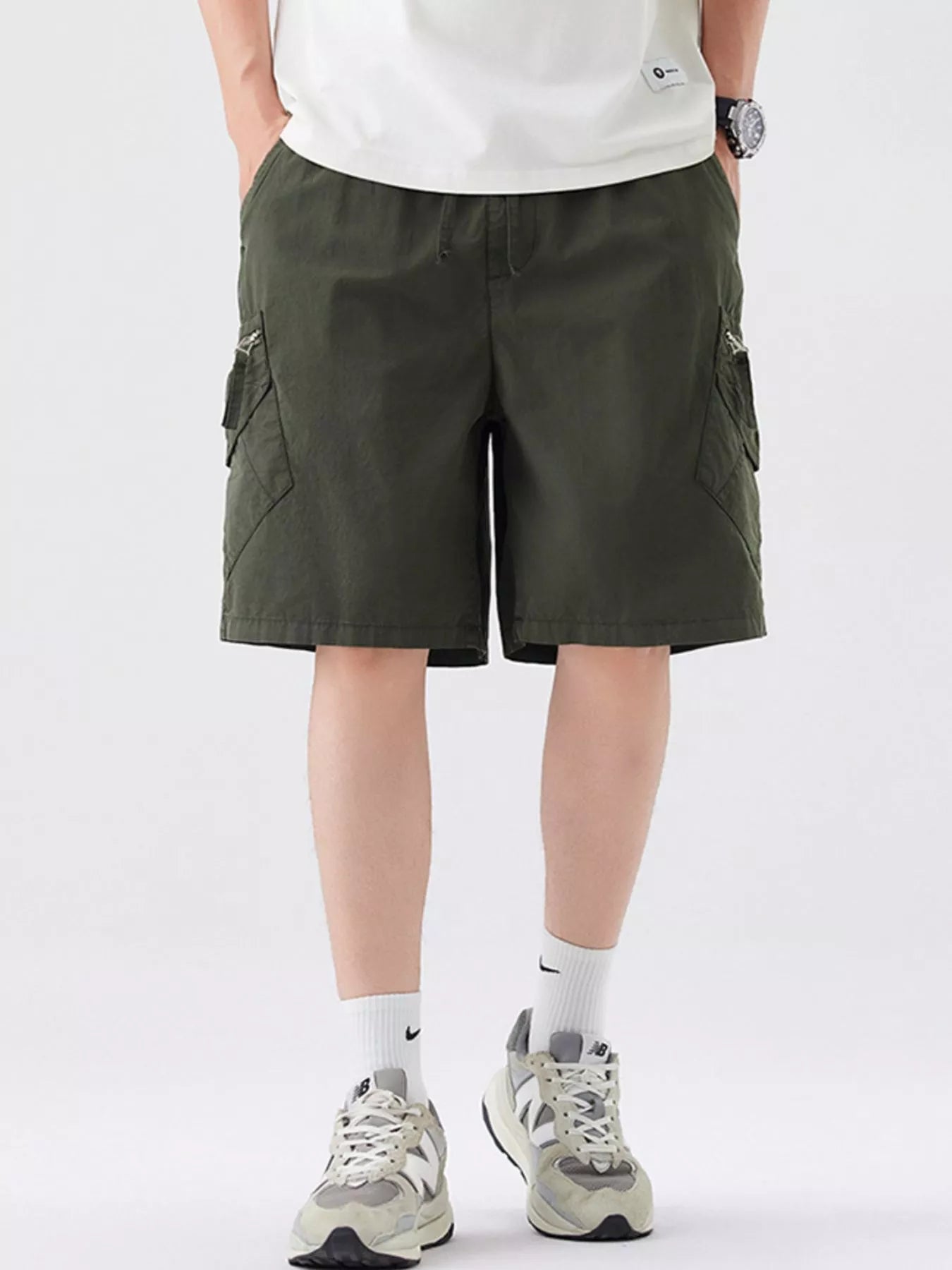 Men's Full Size Wide Leg Cargo Shorts Plus Size - Farnelli