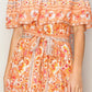 HYFVE Floral Off-Shoulder Tie Front Maxi Dress - Farnelli