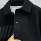 Men's Plus Size Button Up Long Sleeve Jacket - Farnelli