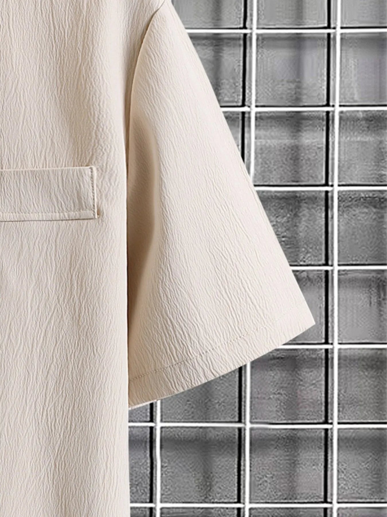 Men's Button Up Short Sleeve Shirt - Farnelli