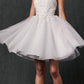 Juliet 860 Short Floral Applique BaDoll Dress