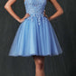 Juliet 860 Short Floral Applique BaDoll Dress
