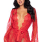 Lace Teddy and Robe Set