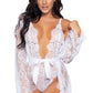 Lace Teddy and Robe Set