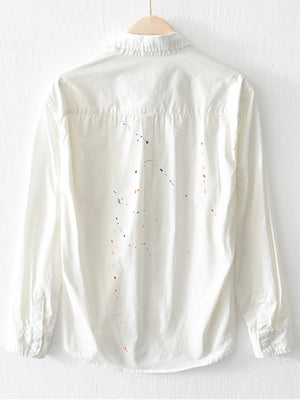 Men's Plus Size Button Up Long Sleeve Shirt - Farnelli