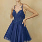 Juliet 864 Leaf Lace Embroidered Bodice Glitter Tulle Dress