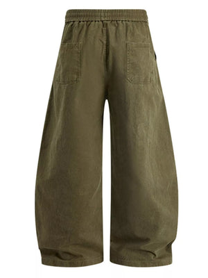 Men's Plus Size Wide-Leg Cargo Pants - Farnelli