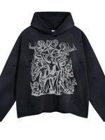 Men's Graphic Long Sleeve Hoodie - Farnelli