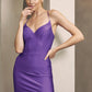 Juliet 869 Corset-Back Bodycon Homecoming Party Dress