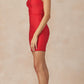 Juliet 869 Corset-Back Bodycon Homecoming Party Dress