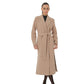 Arden Classic Wraparound Overcoat in Latte