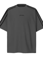 Men's Striped Round Neck Contrast T-Shirt - Farnelli