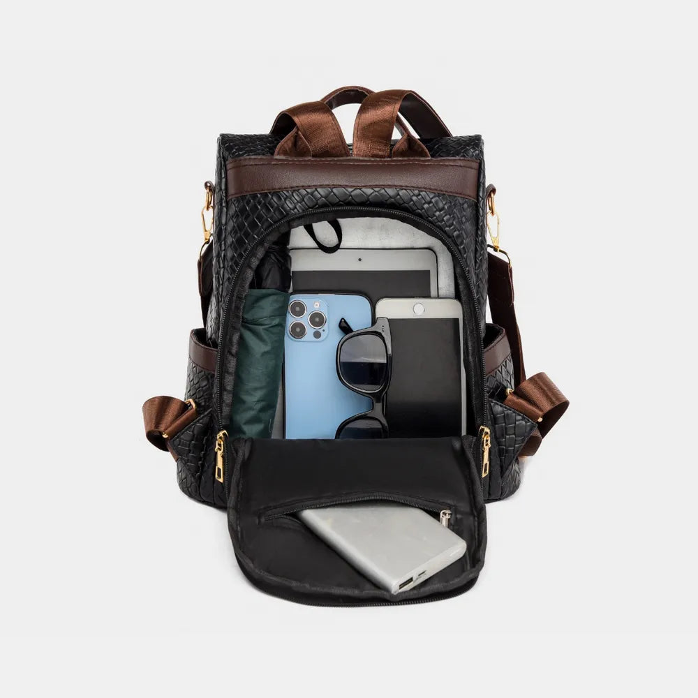 PU Leather Backpack Bag - Farnelli