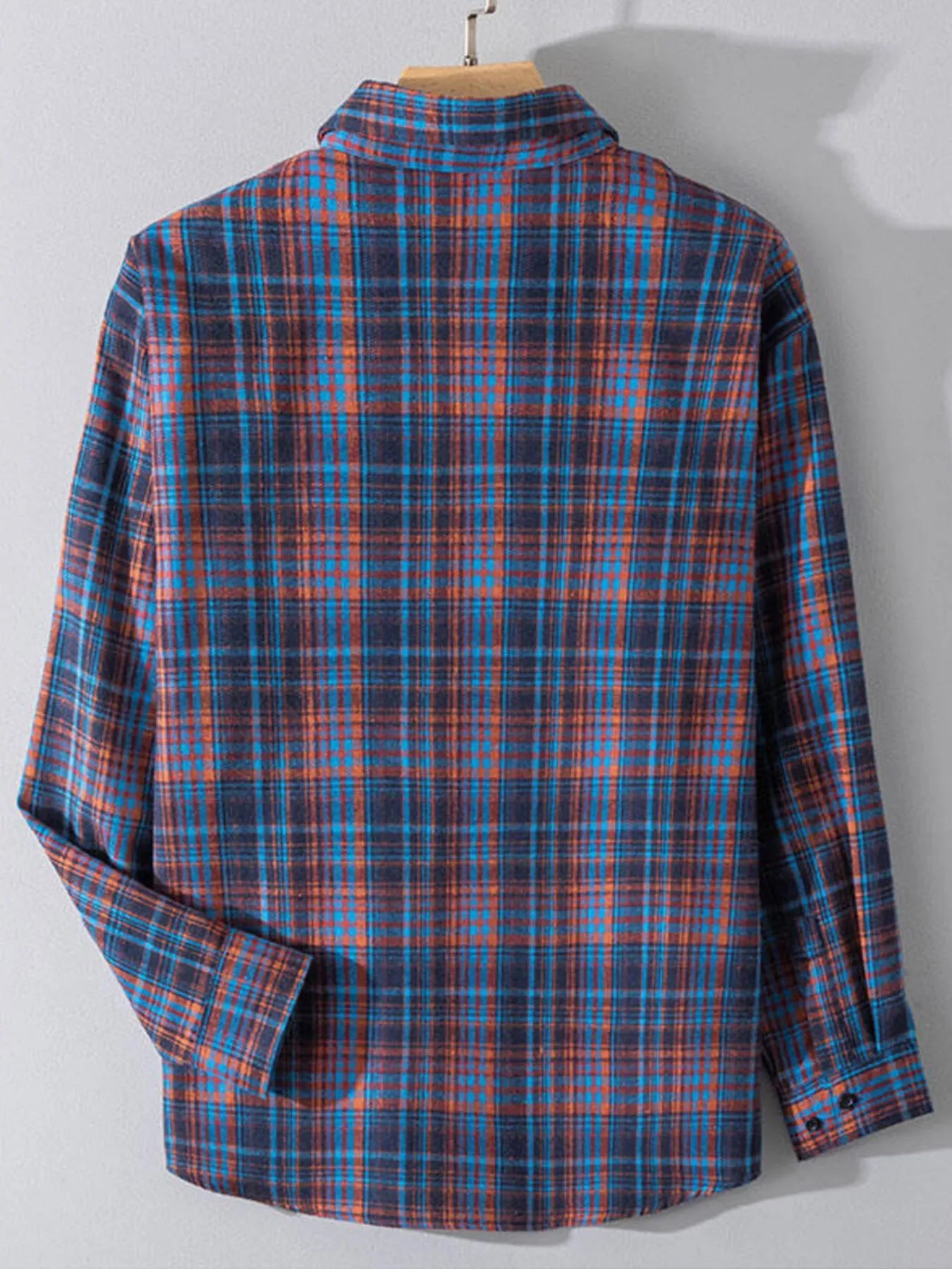 Men's Plus Size Button Up Long Sleeve Shirt - Farnelli
