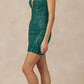 Juliet 870 Fully Sequin-Print Elegant Homecoming Short Dress
