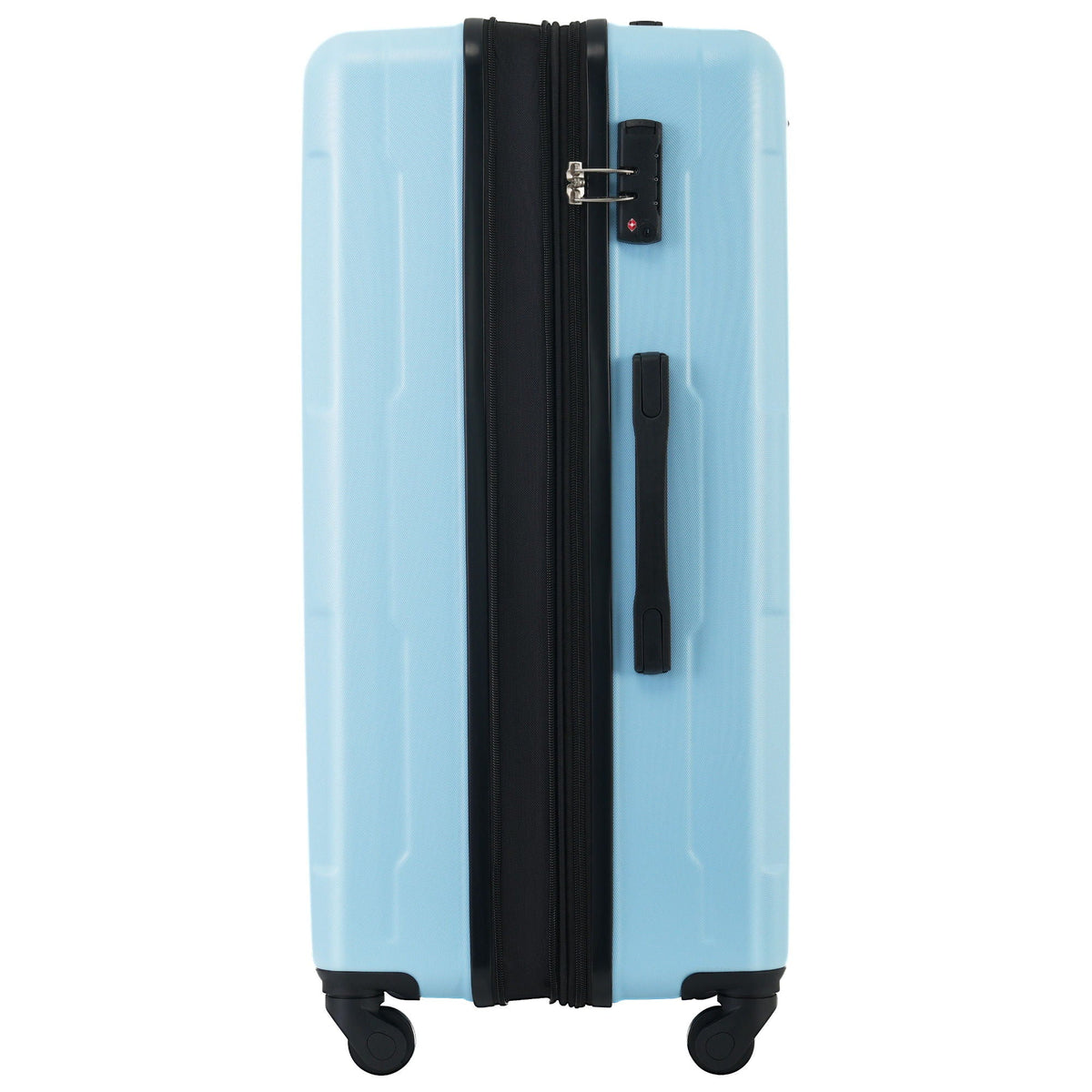 HouseOfZazla expandable 2-piece luggage set with TSA lock and spinner wheels in multiple colors