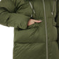 Genuine Silver Fox Fur Down Fill Coat