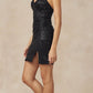 Juliet 873 Tight Sequin Cocktail Party Dress Skirt Slit