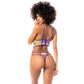 Floral Sheer Longline Bra & String Panty Set Mapale Tuscany-1