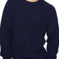 Men's Full Size Round Neck Long Sleeve Sweater Plus Size - Farnelli