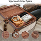 HouseOfZazla 4-piece hard shell luggage set with spinner wheels in multiple colors
